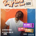 Ckay Set to Storm OOU for (Boyfriend On Tour) Campus Visit on April 1