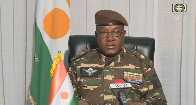 Army General Abdourahamane Tchiani declares self as Head of State of Niger Republic