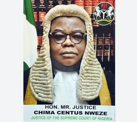 Supreme Court Justice Chima Nweze dies at 64