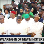 President Tinubu commences Swearing-In Ceremony of Ministers