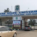 Rivers State University Students stage protest after armed robbery at Female Hostel