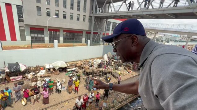 Governor Sanwo-Olu orders traders to vacate Agege rail tracks within 2 days