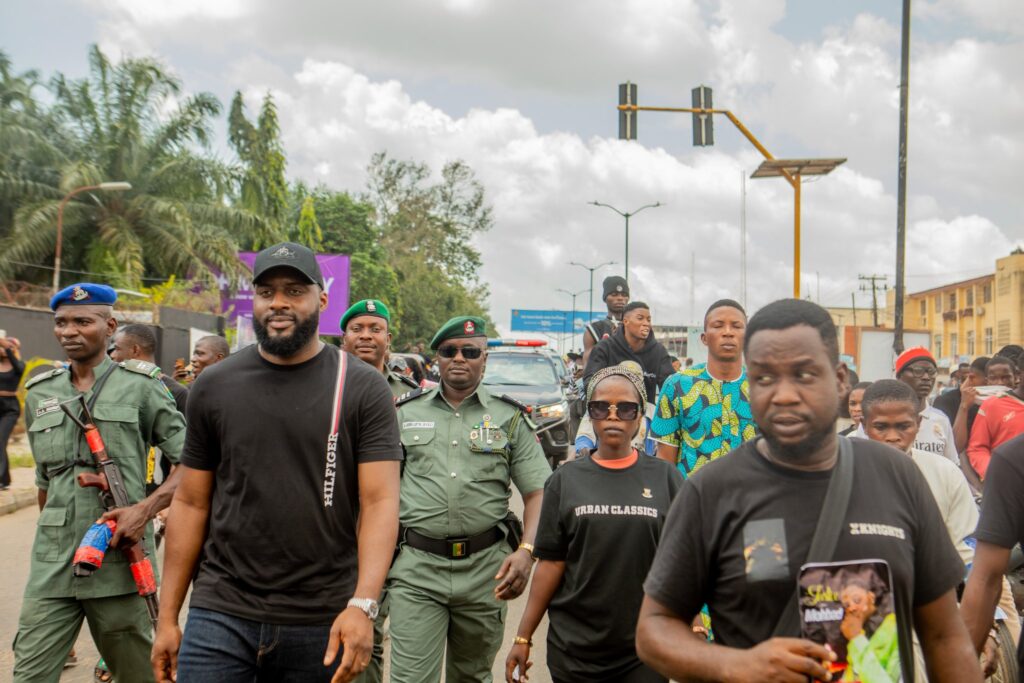 Justice for Mohbad: Oyo state Speaker joins protest in Ibadan