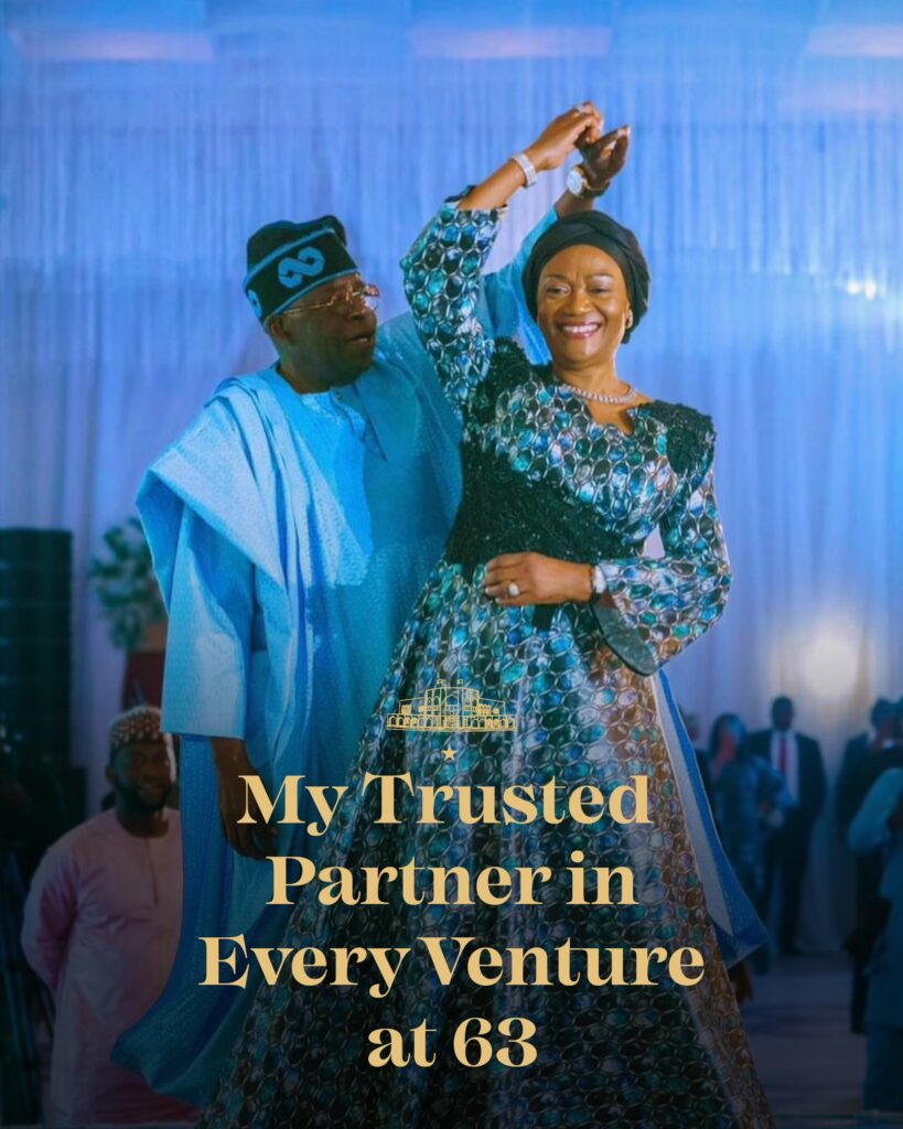 Remi Tinubu at 63: President Bola Tinubu writes letter to wife