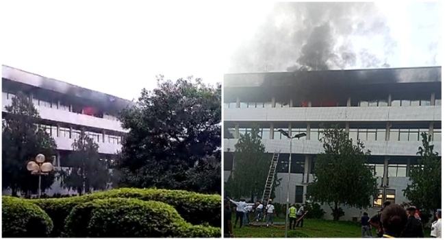 Fire guts Supreme Court building