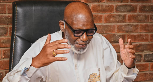 “I will be alive to complete my tenure”- Akeredolu declares after return from Medical Leave