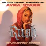 Ayra Starr’s Hit Track ‘Rush’ up for Grammy Award Consideration