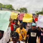 MAPOLY Students hold Protest against School fees increase, Results delay