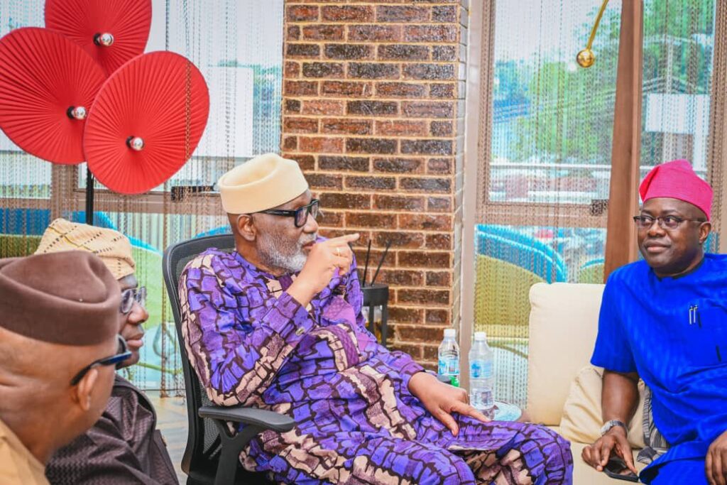 4 South-West Governors Visit Ailing Akeredolu in Ibadan