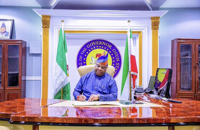 Adeleke presents 2024 Budget of N273 billion to Osun State Assembly