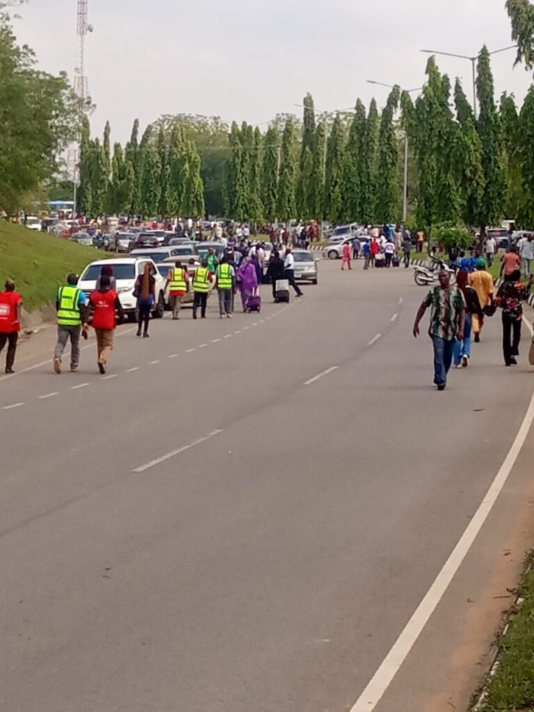 Commuters stranded as NLC, TUC Block Entrance to Abuja Airport