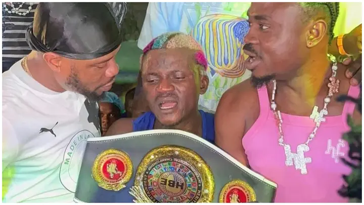 Portable Emerges Victorious Over Charles Okocha in Celebrity Boxing Showdown