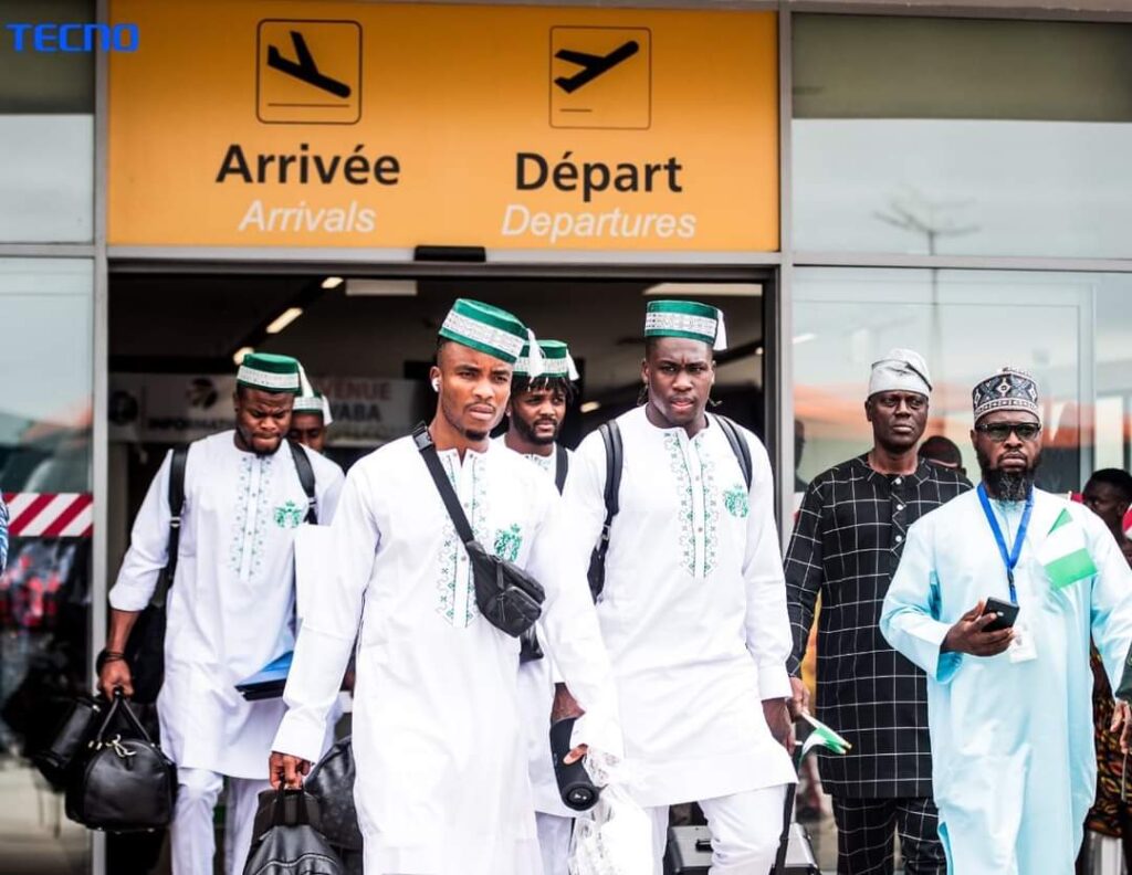 Super Eagles Arrive Ivory Coast In Style Ahead of AFCON (PHOTOS)