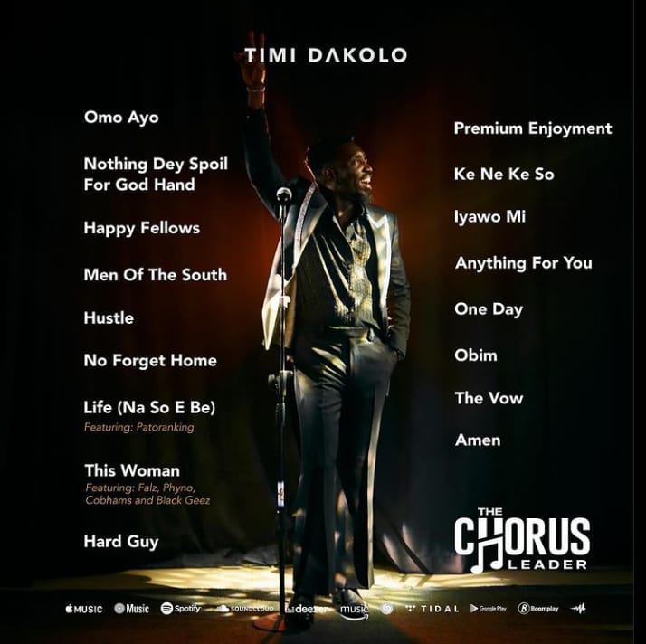 Timi Dakolo Adjusts Release Date for Upcoming Album ‘The Chorus Leader’