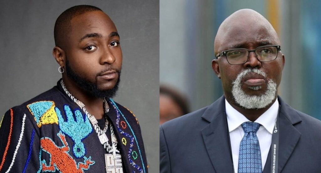 Davido and Amaju Pinnick End Their Long-term Fight, Spotted Together at the Beach