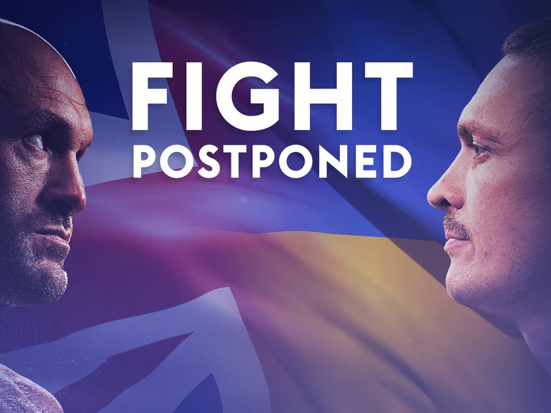 Tyson Fury vs Usyk Heavyweight Title Match Postponed