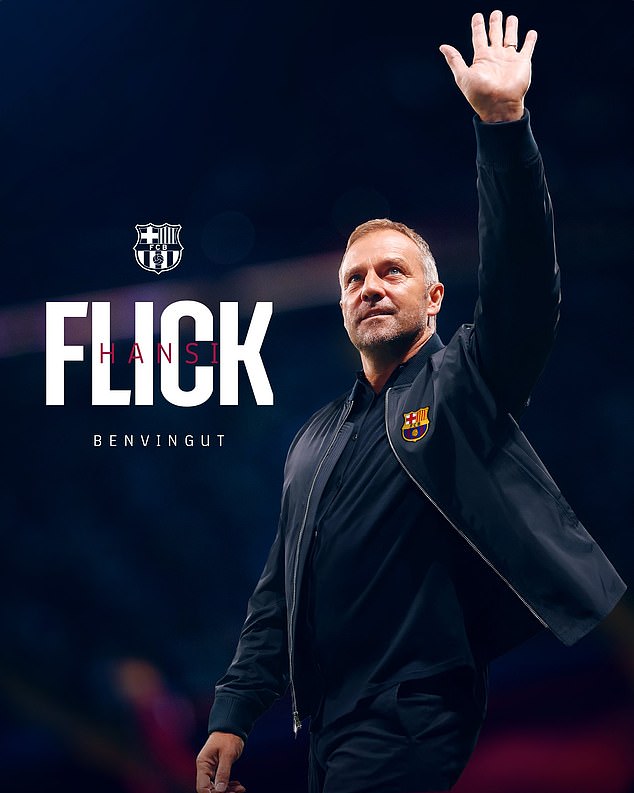 Barcelona announce Hansi Flick as new head coach