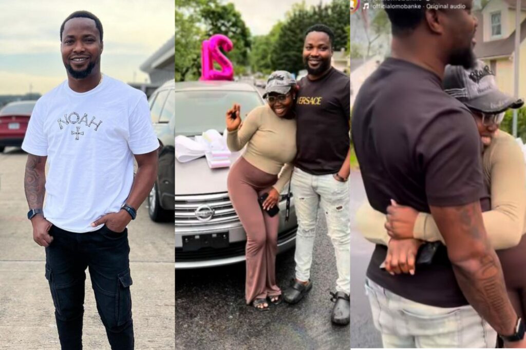 Soji Taiwo ‘Omobanke’ gifts his daughter a car on 21st birthday