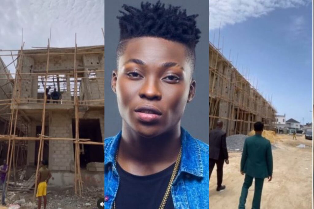 Reekado Banks displays his pending multimillion naira project