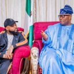 Afrobeat Star Davido Visits Senate President , Godswill Akpabio