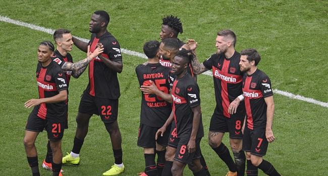 Bayer Leverkusen becomes first team to go unbeaten in the Bundesliga