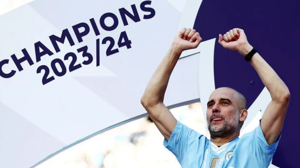 Man City win record fourth English title in a row as Foden scores twice