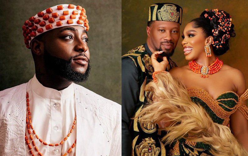 Davido congratulates Sharon Ooja on her wedding, she responds