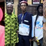 James Brown pays a courtesy visit to Bobrisky at Kirikiri