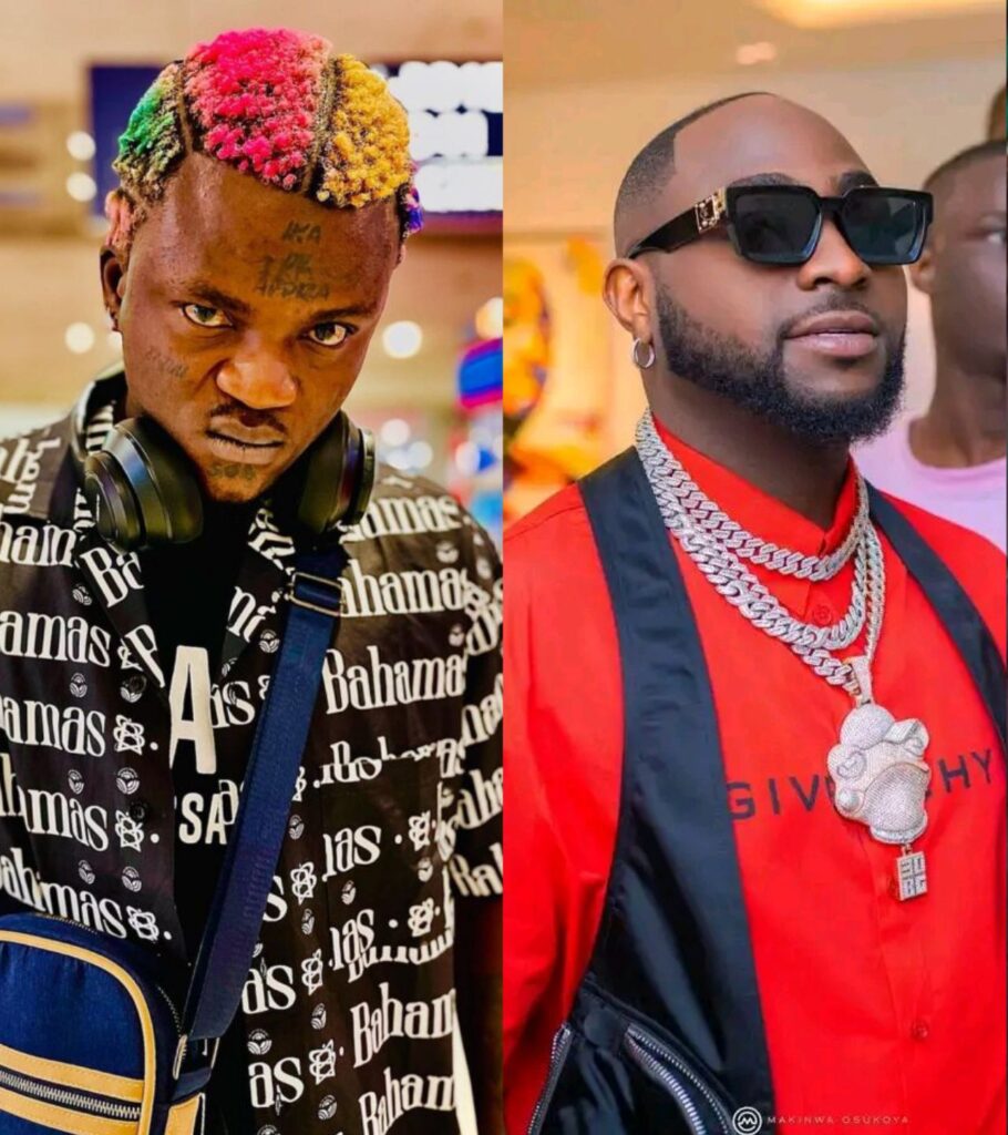 Portable stylishly calls out Davido for giving him bad advice