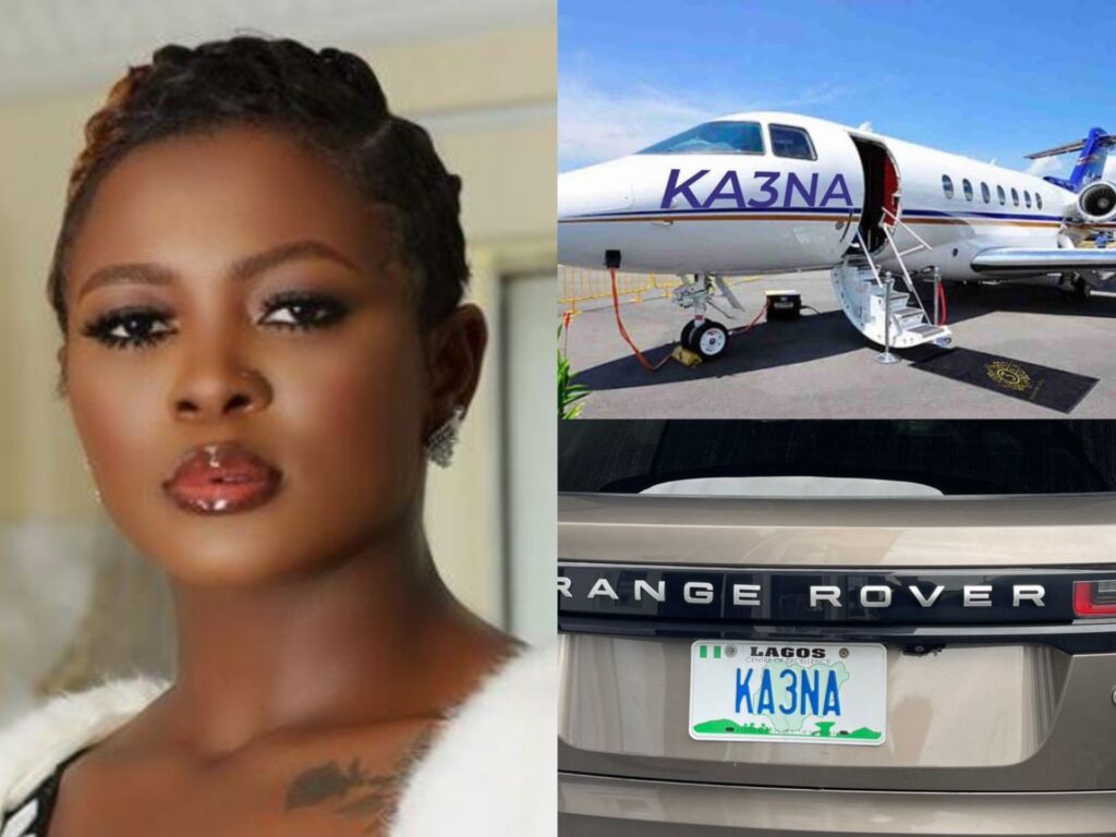 Bbnaija Ka3na faces massive backlash over private jet she falsely claim to be hers