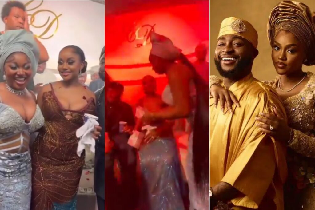 Papaya ex gives Davido bundles of money on their wedding day