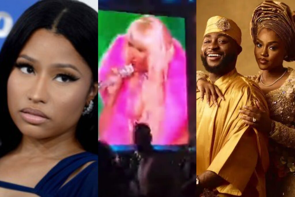 Nicki Minaj congratulates Davido and Chioma on their wedding in Portugal