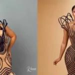 Lady recreates Osas Ighodaro’s dress for the AMVCA on her birthday