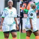 Real Warri Pikin reacts to trending photos of her from football match