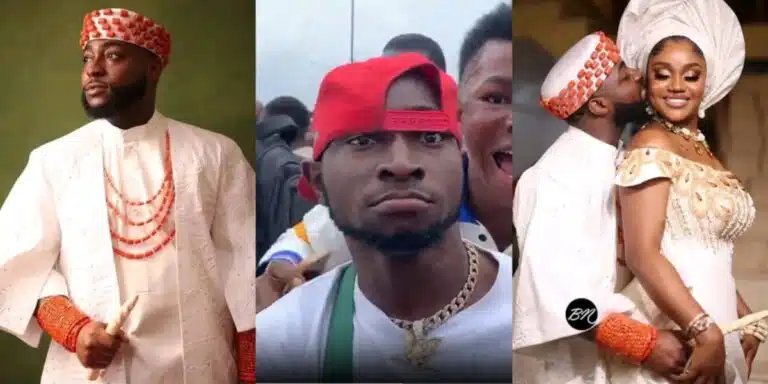 CHIVIDO24: Davido’s lookalike rants after being denied entry to wedding venue