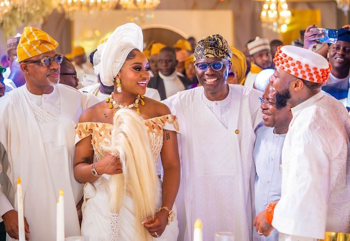 Governor Sanwo-Olu congratulates Davido and Chioma on their successful wedding