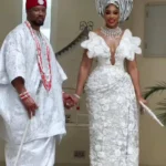 Sharon Ooja unveils husband’s face on wedding day