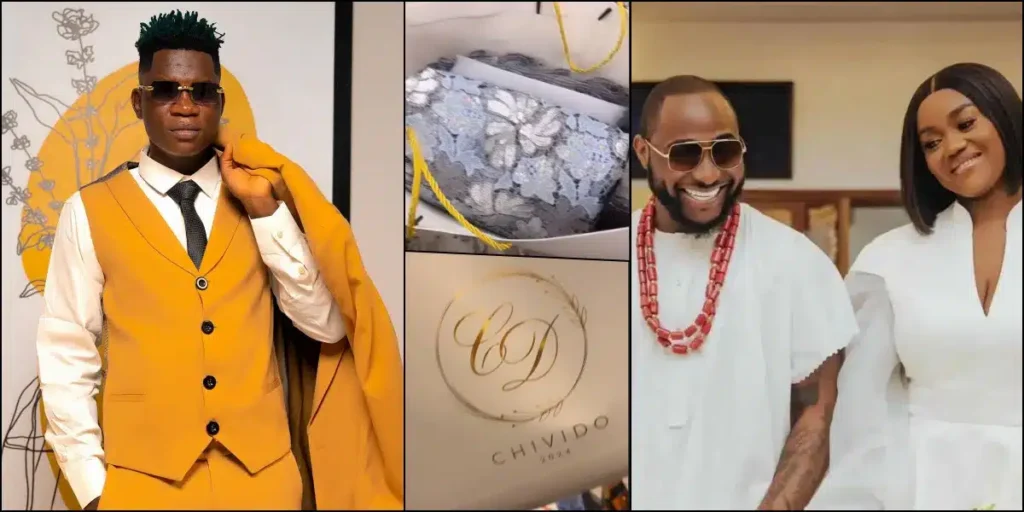 Comedian, OGB Recent flaunts Davido’s wedding invitation