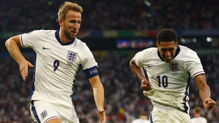 Harry Kane’s extra time goal helps England to reach Euros quarter-finals