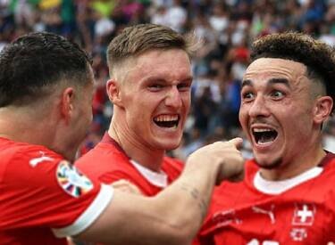 Switzerland stun holders Italy 2 nil to reach Euro 2024 quarters