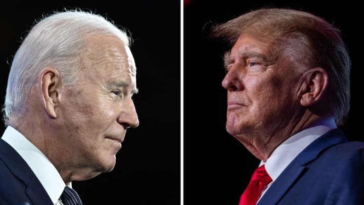 President Joe Biden reacts to the shooting incident at Trump’s rally