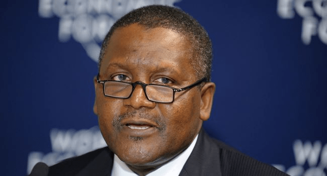 Aliko Dangote offers to sell 650,000 bpd oil refinery to NNPC