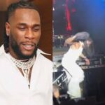 Burna Boy falls off stage during live performance