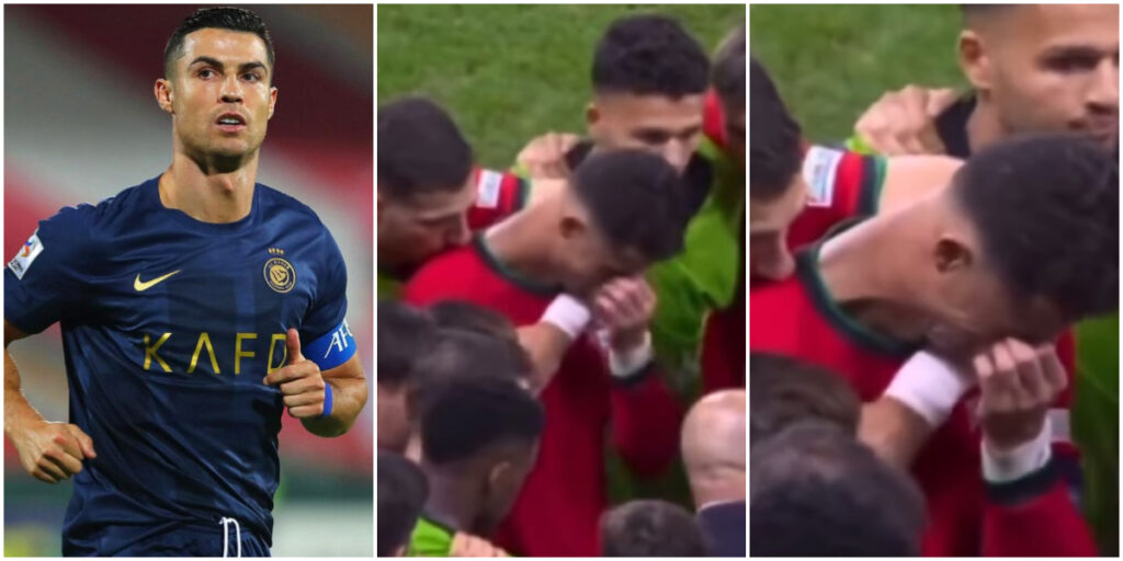 Cristiano Ronaldo breaks down in tears after seeing his mother cry following penalty miss against Slovenia