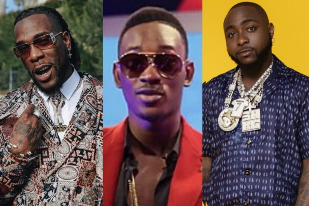 Burna Boy sides Davido, criticize Dammy Krane following hefty accusation