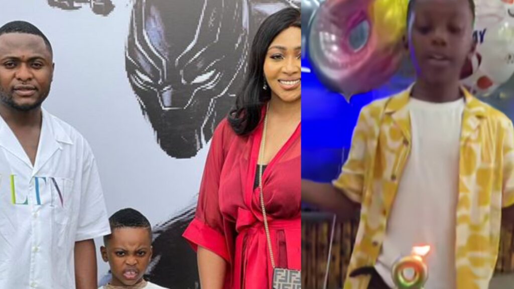 Ubi Franklin and Lilian Esoro Celebrate Son’s 8th Birthday in Style