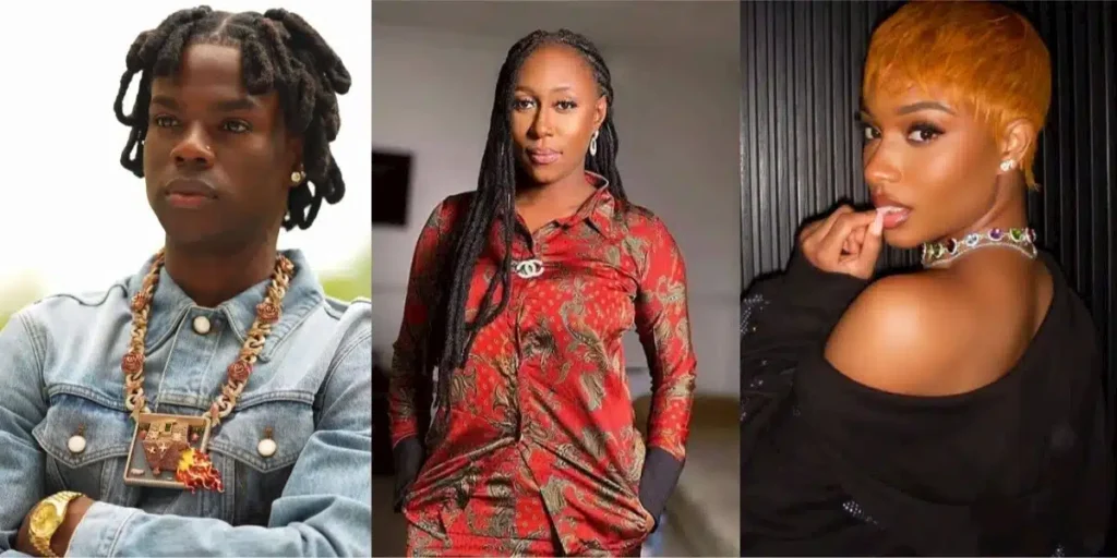 Cynthia Morgan calls out Mavin over Rema’s smoking habit, criticizes Ayra Starr’s outfit