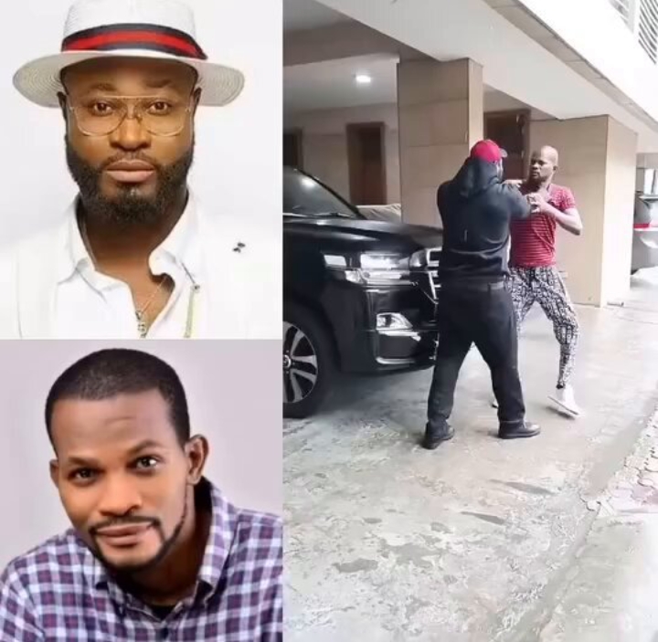 Singer, HarrySong beats up actor Uche Maduagwu in Lagos