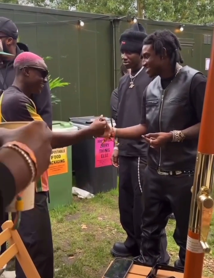 Moment Ruger, Rema, Shallipopi link up at London sparks reactions