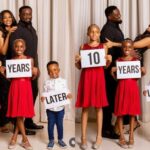 Jude Okoye and wife, celebrate 10th wedding anniversary with adorable family pictures